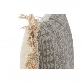 Cuscino Home ESPRIT Grigio Naturale Boho 45 x 8 x 45 cm