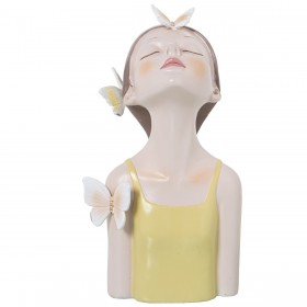 Statua Decorativa Alexandra House Living Acrilico Plastica Melammina 11 x 10 x 20 cm