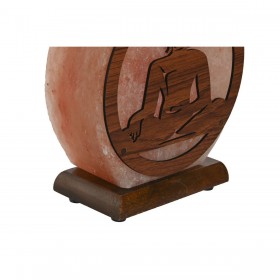Lampada da tavolo Home ESPRIT Marrone Rosa 15 W 220 V