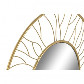 Specchio da parete Home ESPRIT Dorato 70 x 2 x 70 cm
