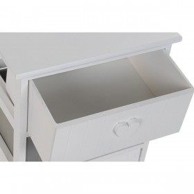 Cassettiera Home ESPRIT Bianco Grigio 40 x 29 x 58 cm