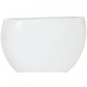 Vaso Home ESPRIT Bianco Alluminio 54 x 24 x 36 cm 54 x 25 x 36 cm (5 Unità)