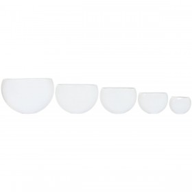 Vaso Home ESPRIT Bianco Alluminio 54 x 24 x 36 cm 54 x 25 x 36 cm (5 Unità)