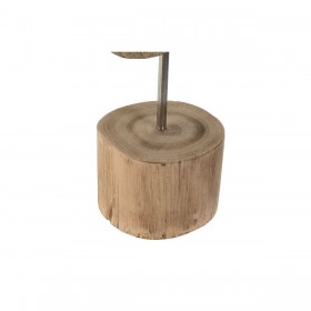 Statua Decorativa Home ESPRIT Bianco Naturale Ancora Barca Mediterraneo 19 x 10 x 38 cm (2 Unità)