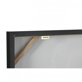Quadro Home ESPRIT Azzurro Nero Moderno Astronauta Laccato 100 x 4 x 100 cm (2 Unità)