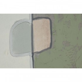Quadro Home ESPRIT Verde Astratto Moderno (2 Unità)