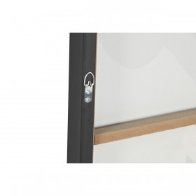 Quadro Home ESPRIT Nero Verde Donna Moderno (2 Unità)