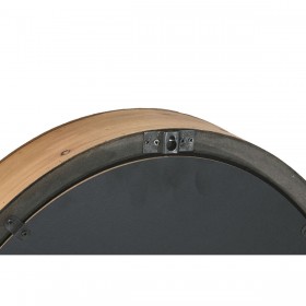 Orologio da Parete Home ESPRIT Argentato Naturale Metallo Cristallo Legno di pino 50 x 8 x 68 cm