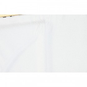 Decorazione da Parete Home ESPRIT Bianco Dorato Astratto 72,7 x 2,5 x 100,5 cm (2 Unità)