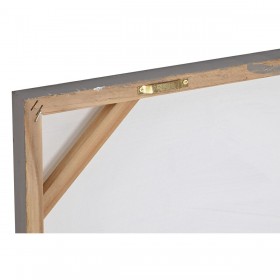Quadro Home ESPRIT Bianco Beige Cerchi Scandinavo 150 x 3 x 50 cm (2 Unità)