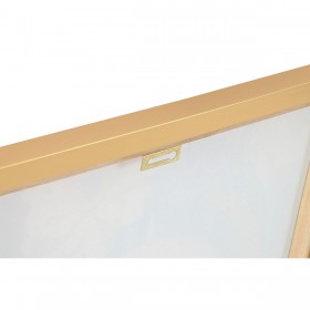 Quadro Home ESPRIT Turchese Fiori Laccato 52,5 x 3 x 72,5 cm (2 Unità)