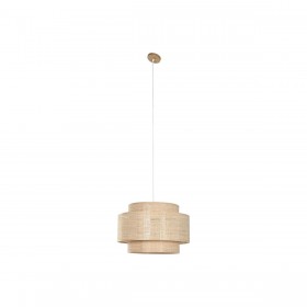 Lampadario Home ESPRIT Marrone Bambù 50 W 56 x 56 x 37 cm