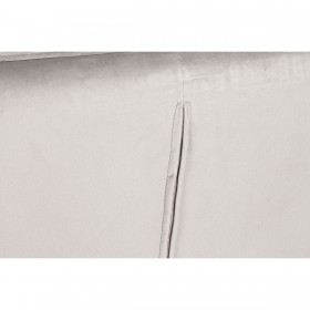 Poltrona Home ESPRIT Grigio Crema Dorato Argentato Poliestere Metallo 74 x 74 x 90 cm 74 x 67 x 90 cm