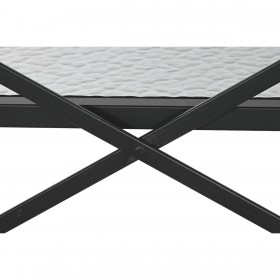 Scaffale Home ESPRIT Metallo Cristallo Legno di abete 120 x 31 x 158 cm