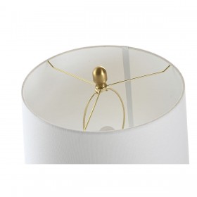 Lampada da tavolo Home ESPRIT Bianco Dorato 50 W 220 V