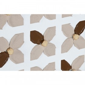 Quadro Home ESPRIT Bianco Beige Dorato Moderno Città 90 x 3,5 x 120 cm (2 Unità)