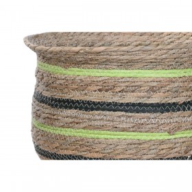 Vaso Home ESPRIT Marrone Verde Fibra Arabo 44 x 44 x 33 cm (6 Unità)