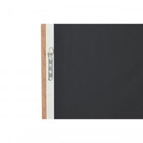 Quadro Home ESPRIT Azzurro Nero Leopardo Leone Loft 100 x 4 x 100 cm (2 Unità)