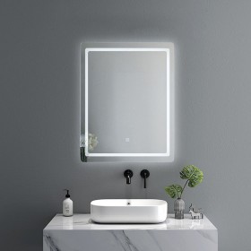 Specchio da parete Home ESPRIT Cristallo 60 x 0,5 x 80 cm