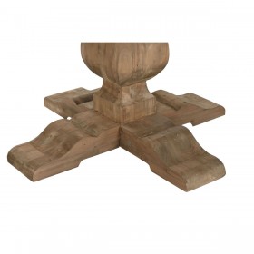 Tavolo da Pranzo Home ESPRIT Legno Riciclato Legno di abete 140 x 140 x 76 cm