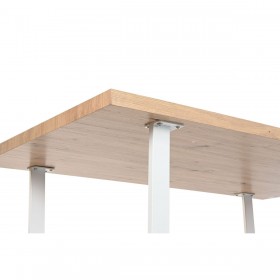 Tavolo da Pranzo Home ESPRIT Marrone Nero Ferro Legno MDF 160 x 90 x 75 cm