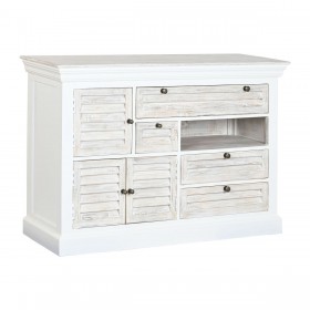Cassettiera Home ESPRIT Bianco Consumato 115 x 40 x 80 cm