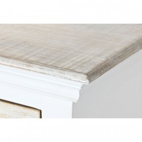 Cassettiera Home ESPRIT Bianco Naturale 150 x 40 x 100 cm