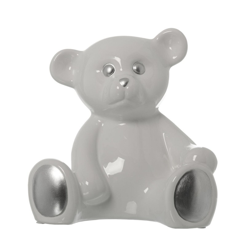 Statua Decorativa Alexandra House Living Bianco Ceramica Orso
