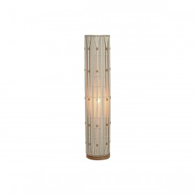 Lampada da Terra Home ESPRIT Marrone Beige 50 W 220 V 25 x 25 x 125 cm