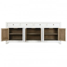 Credenza Home ESPRIT Bianco Legno di olmo 220 x 42 x 85 cm
