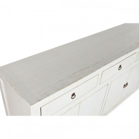 Credenza Home ESPRIT Bianco Legno di olmo 220 x 42 x 85 cm