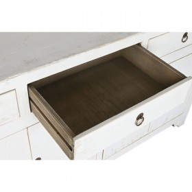 Credenza Home ESPRIT Bianco Legno di olmo 220 x 42 x 85 cm