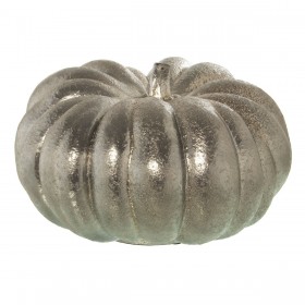 Statua Decorativa Alexandra House Living Ceramica Zucca Argentato 33 x 52 x 18 cm