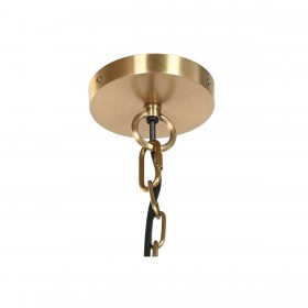 Lampadario Home ESPRIT Beige Dorato Ottone 25 W 113 x 113 x 132 cm