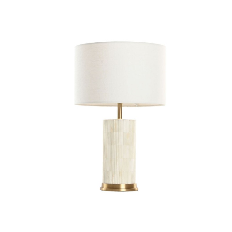 Lampada da tavolo Home ESPRIT Bianco Beige Dorato 50 W 220 V