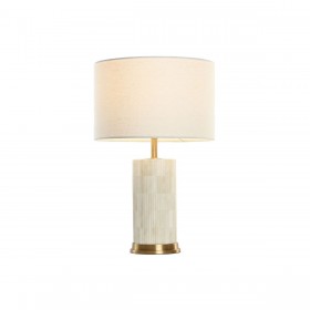 Lampada da tavolo Home ESPRIT Bianco Beige Dorato 50 W 220 V