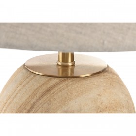 Lampada da tavolo Home ESPRIT Beige Dorato Naturale 50 W 220 V
