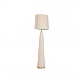 Lampada da Terra Home ESPRIT Beige Dorato 50 W 220 V 40 x 40 x 149 cm
