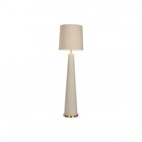 Lampada da Terra Home ESPRIT Beige Dorato 50 W 220 V 40 x 40 x 149 cm