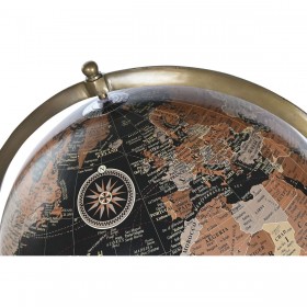 Mappamondo Home ESPRIT Marrone Tripode Vintage 45 x 45 x 123 cm