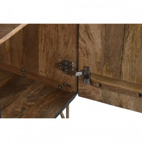 Credenza Home ESPRIT Nero Dorato Metallo Legno di mango 81 x 45 x 75 cm