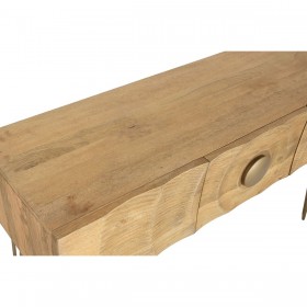 Console Home ESPRIT Dorato 120 x 38 x 76 cm