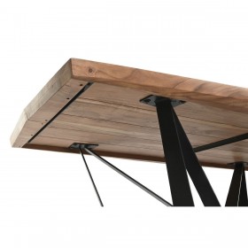 Tavolo da Pranzo Home ESPRIT Metallo Legno di acacia 220 x 100 x 76 cm
