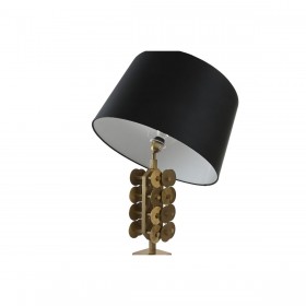 Lampada da tavolo Home ESPRIT Nero Dorato 50 W 220 V