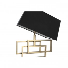 Lampada da tavolo Home ESPRIT Nero Dorato 50 W 220 V