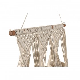 Vaso Home ESPRIT Cotone Legno Città 46 x 2 x 93 cm