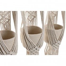 Vaso Home ESPRIT Cotone Legno Città 46 x 2 x 93 cm
