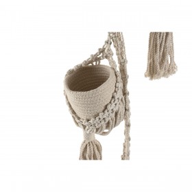 Vaso Home ESPRIT Cotone Legno Città 46 x 2 x 93 cm