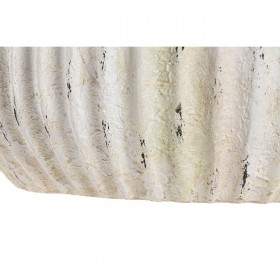 Vaso Home ESPRIT Bianco Magnesio 36 x 36 x 26 cm