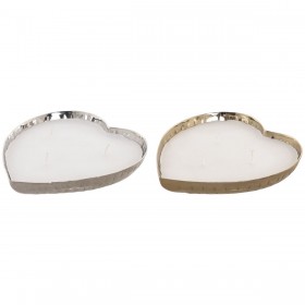 Candela Profumata Home ESPRIT Moderno Cuore 320 g (2 Unità)